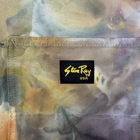 1 of 1 Stan Ray Riverside Tool & Dye Painter Carpenter Pants Women 33x27.5 Multi - Picture 5 of 12